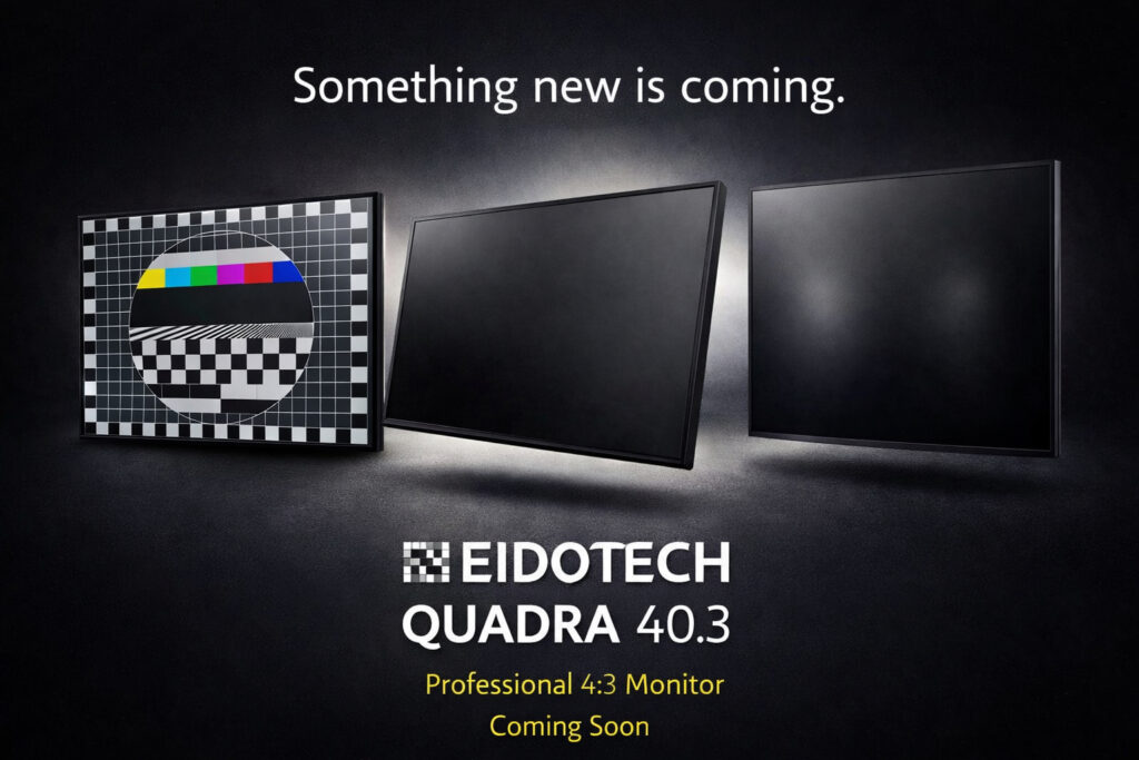 EIDOTECH QUADRA 40.3 – profesjonalny monitor 4:3 do muzeów i wystaw